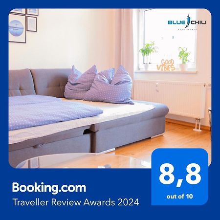 Blue Chili 01 - Top City Lage Am Hbhf Boxspringbett Bis 4 Pers Magdeburg Dış mekan fotoğraf