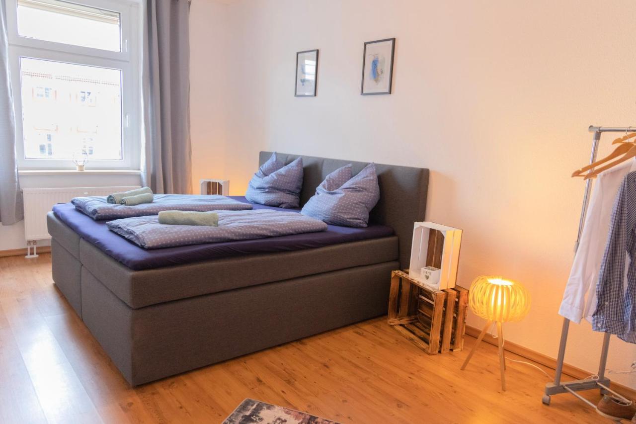 Blue Chili 01 - Top City Lage Am Hbhf Boxspringbett Bis 4 Pers Magdeburg Dış mekan fotoğraf